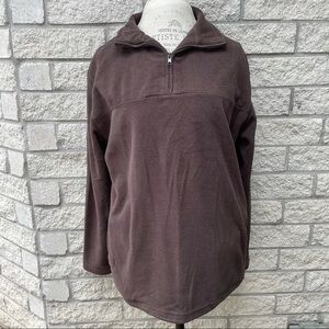 Brown Fleece Pullover   HG